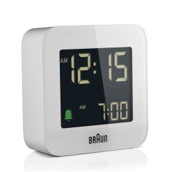 Braun BC08 Digital alarm clock White