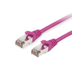 Equip Patchkabel Cat6 S/FTP 2xRJ45 20.00m violet LSZH Polybeutel