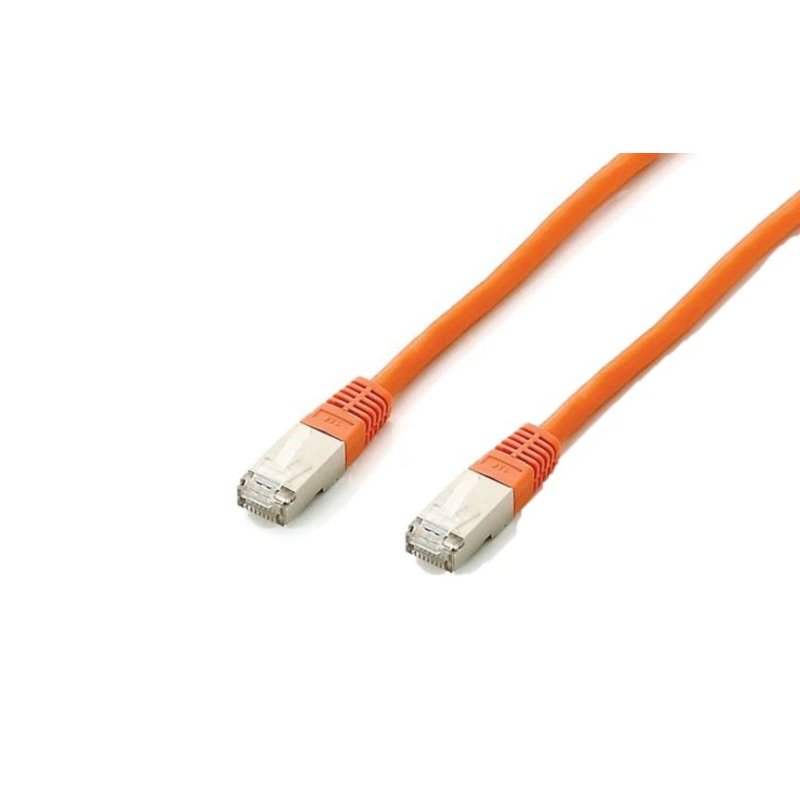 Equip Patchkabel Cat6A S/FTP 2xRJ45 5.00m orange Plat.LSZH Polybeutel