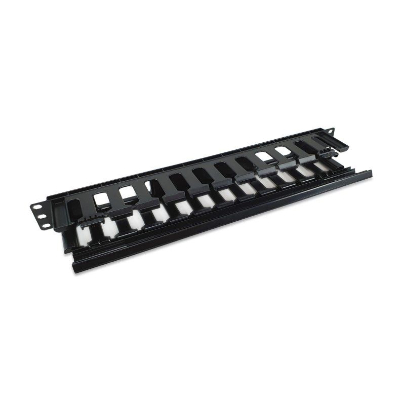 Equip 19" Rack Mount Cable Management Panel, Black