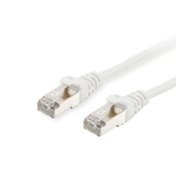 Equip Cat.6A S/FTP Patch Cable, White, 25m