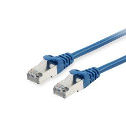 Equip Cat.6A S/FTP Patch Cable, Blue, 25m