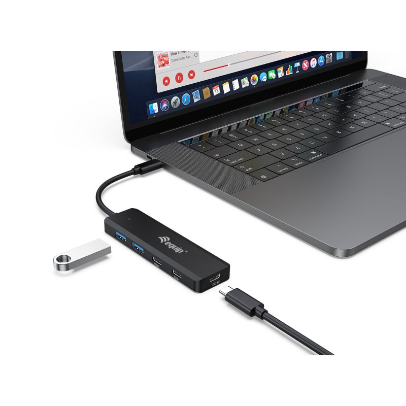 Equip USB-C 4-Port USB 3.2 Gen 1 Hub, USB-C x 2, USB-A x 2