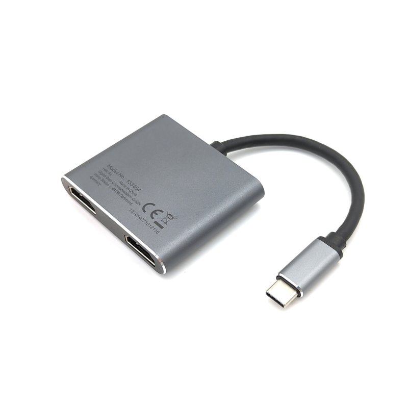 Equip Dock USB-C-2xHDMI.USB 3.0.100WPD 15cm si