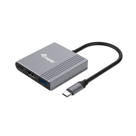 Equip Dock USB-C-HDMI.USB-A.100WPD 25cm gr