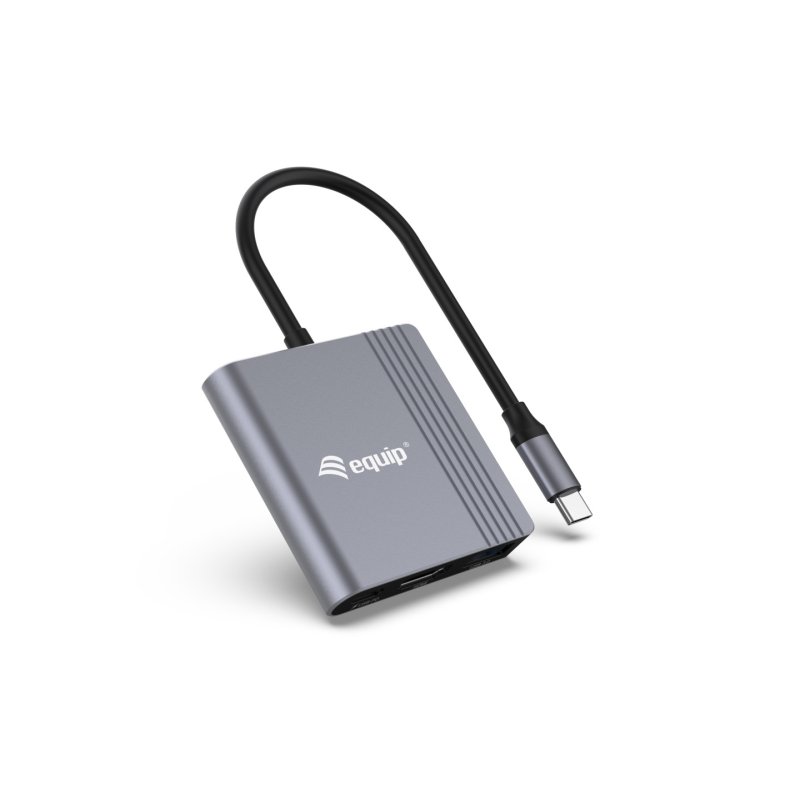 Equip Dock USB-C-HDMI.USB-A.100WPD 25cm gr