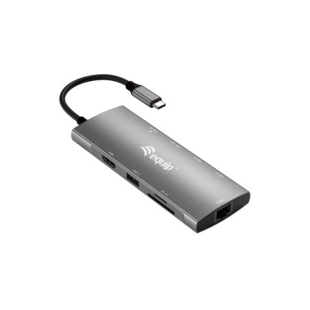 Equip Dock USB-C-HDMI.GbE.USB2.0.3xUSB3.0.100WPD. 25cm si