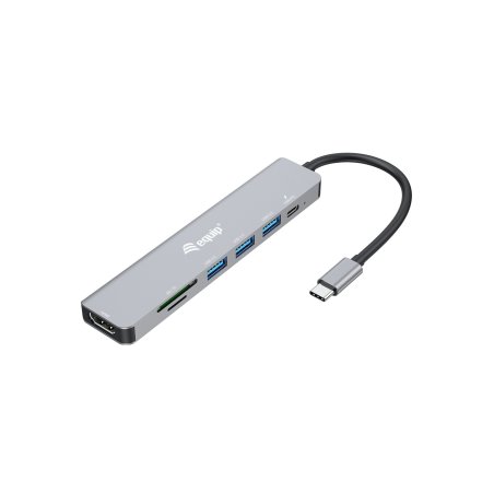 Equip Dock USB-C-HDMI.3xUSB3.0.SD/TF.100WPD 25cm si