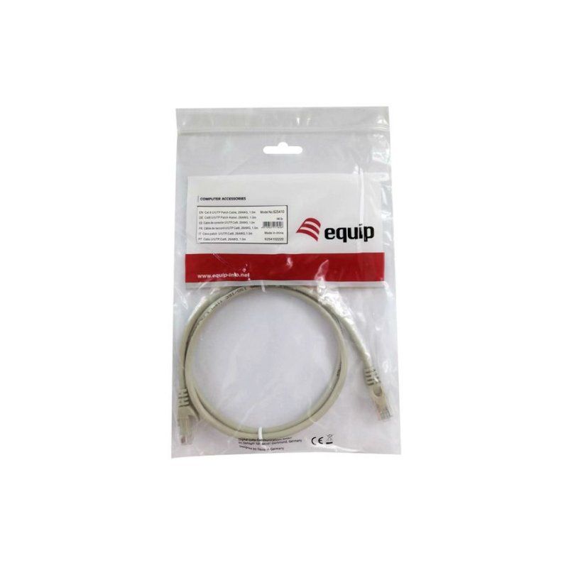 Equip 625410 câble de réseau Beige 1 m Cat6 U/UTP (UTP)