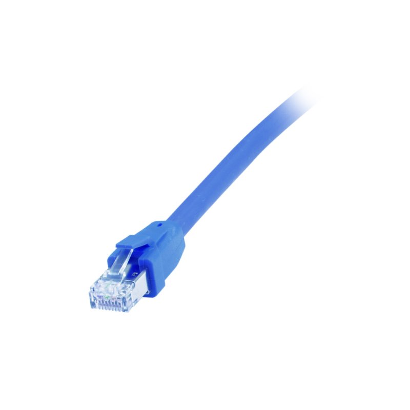 Equip Cat 8.1 S/FTP (PIMF) Patch Cable, LSOH, 0.5m, Blue