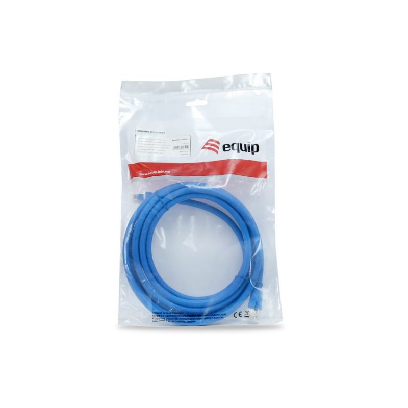 Equip Cat 8.1 S/FTP (PIMF) Patch Cable, LSOH, 0.5m, Blue