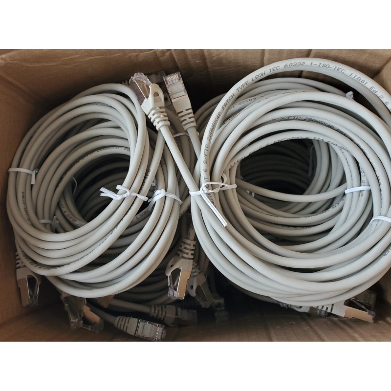 Equip Cat.6 S/FTP Patch Cable, 2.0m, 34pcs/inner box, Grey