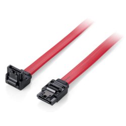 Equip SATA III Cable, Angled, 0.5m