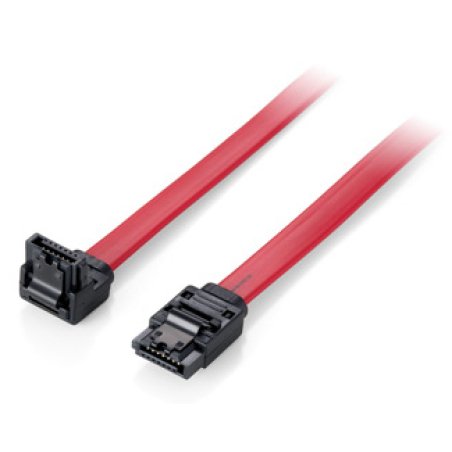 Equip SATA III Cable, Angled, 0.5m