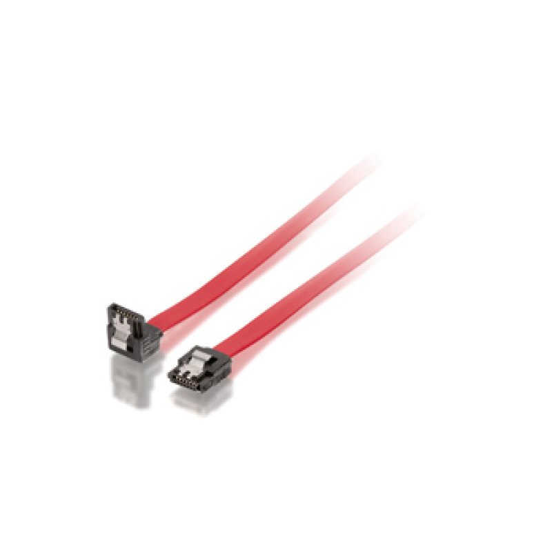 Equip SATA II Cable, Angled, 1m