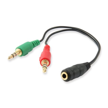 Equip Audiokabel Splitter 3.5mm 2x St/1x Bu