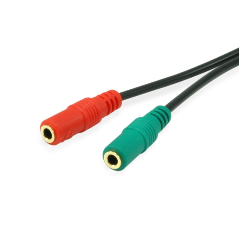 Equip 147943 câble audio 1,5 m 2 x 3.5mm 3,5mm Noir