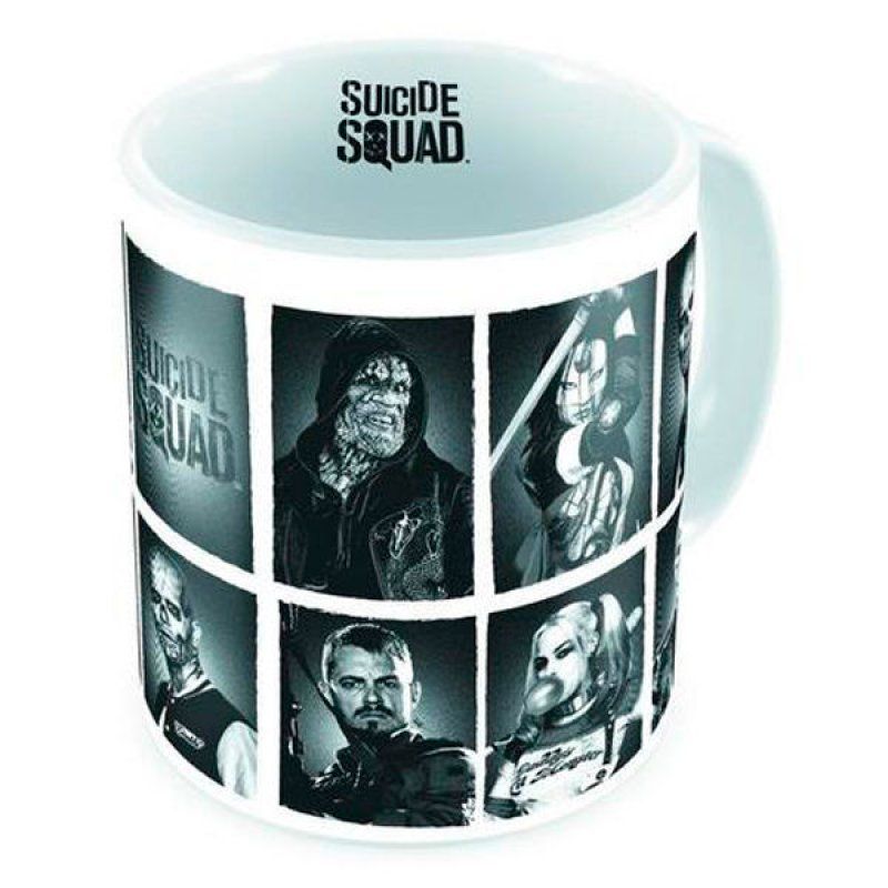 Suicide Squad characters mug