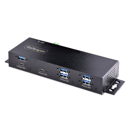 HUB INDUSTRIEL USB 10GBPS A 7 PORTS 5X USB-A ET 2X USB-C