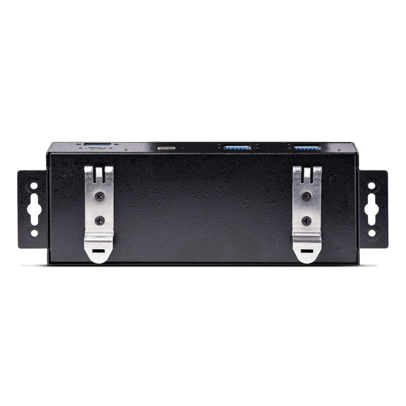 StarTech.com 7-Port Industrial USB 10Gbps Hub with Power Adapter, Metal, Mountable, 5x USB-A and 2x USB-C Downstream