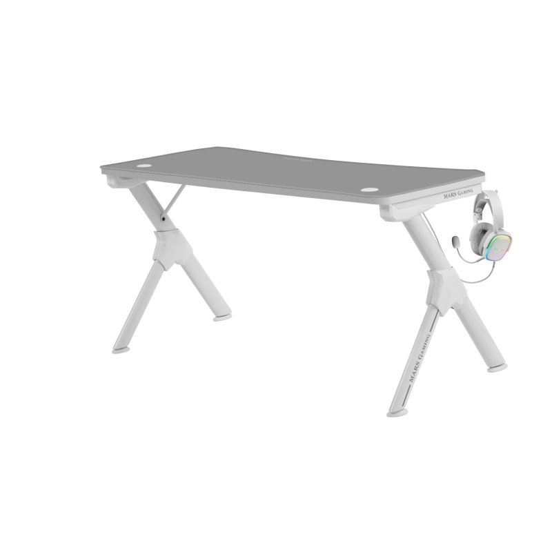 Bureau Gamer Mars Gaming MGD140 (Blanc)