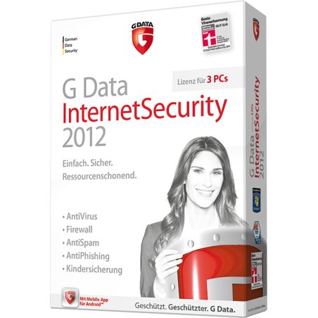G DATA Internet Security 2012 Antivirus security German 3 license(s) 1 year(s)