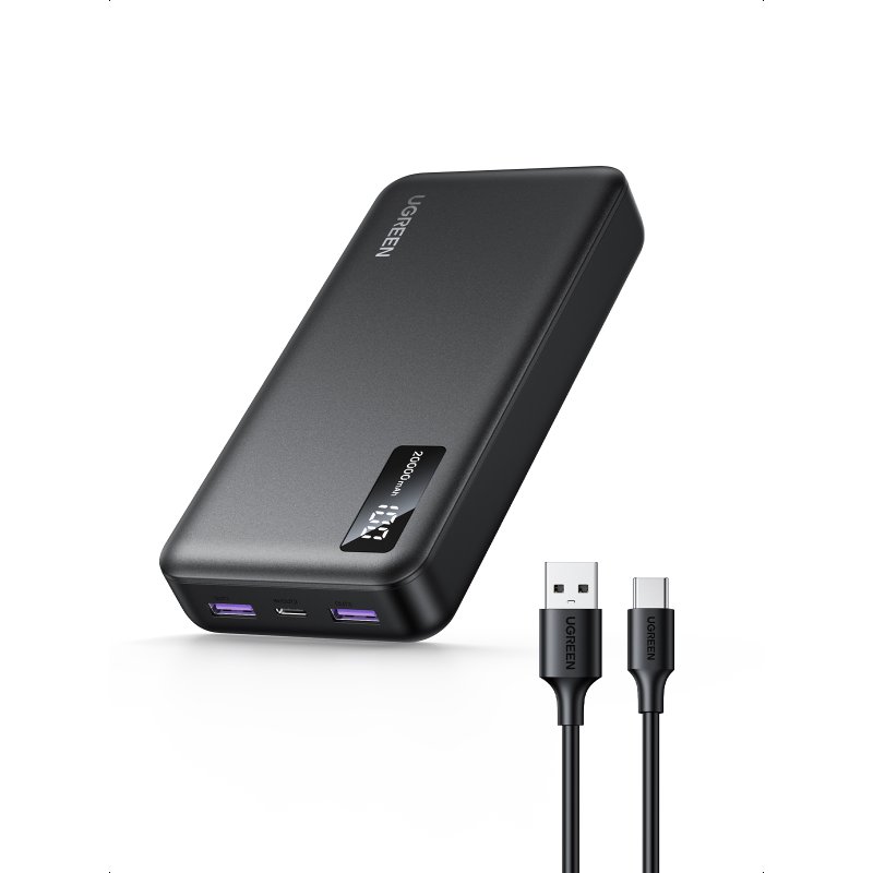 10000mAh Two-way Fast Charging Powerbank Black