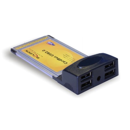 DeLOCK USB 2.0 - 4x - PCMCIA card carte et adaptateur d'interfaces