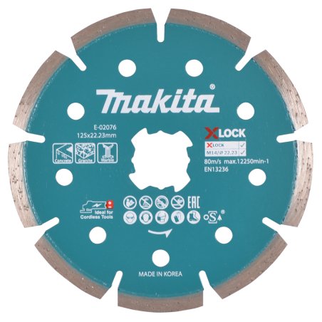 Makita Diamantsch. 125mm X-Lock Beton