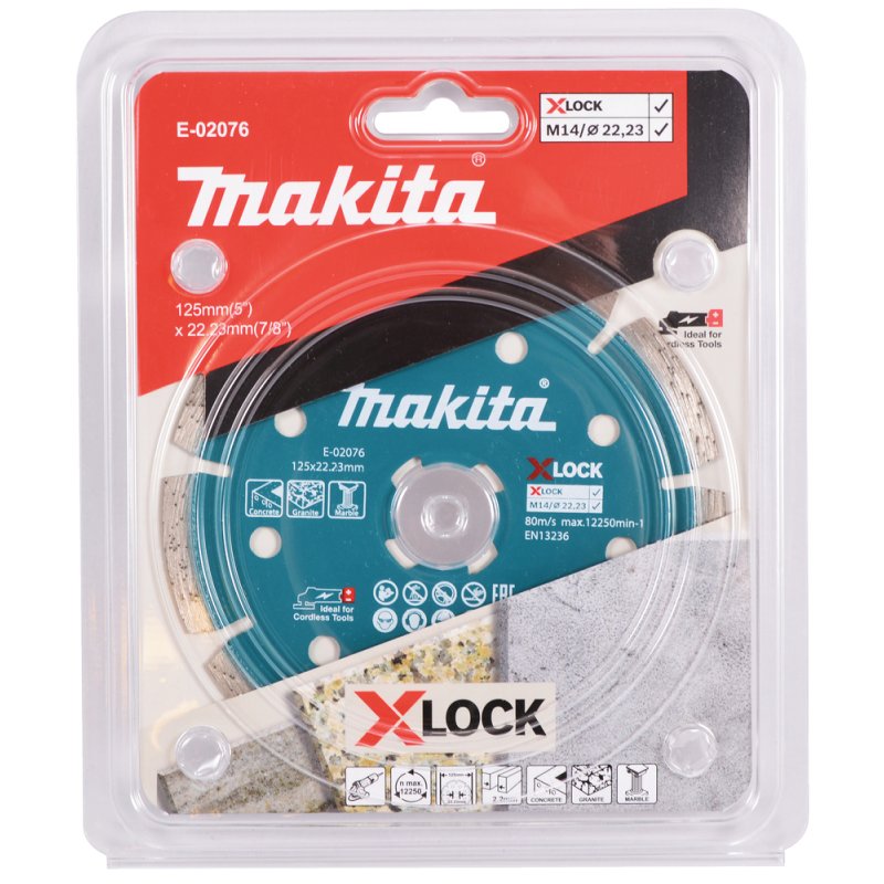 Makita E-02076 diamond blade 12.5 cm Segmented rim diamond blade