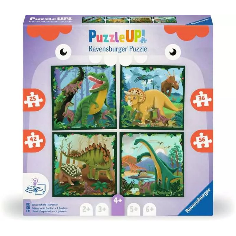 Ravensburger 12.004.003 puzzle Jeu de puzzle 25 pièce(s) Dinosaures