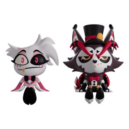 Hazbin Hotel Vinyl figurines Angel Dust & Husk Monitor Buddiez
