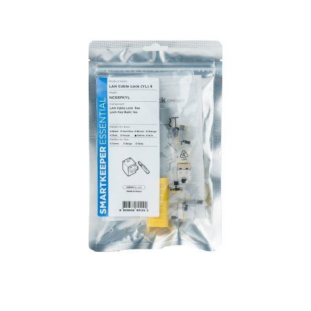 Smartkeeper NC03PKYL port blocker Port blocker key RJ-45 Yellow 1 pc(s)