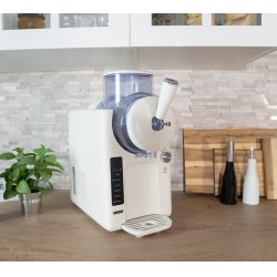 2-in-1 Slush- & Softeismaschine SOFIE (weiß, für 1.500ml Slush oder Softeis, 150 Watt Kompressor)