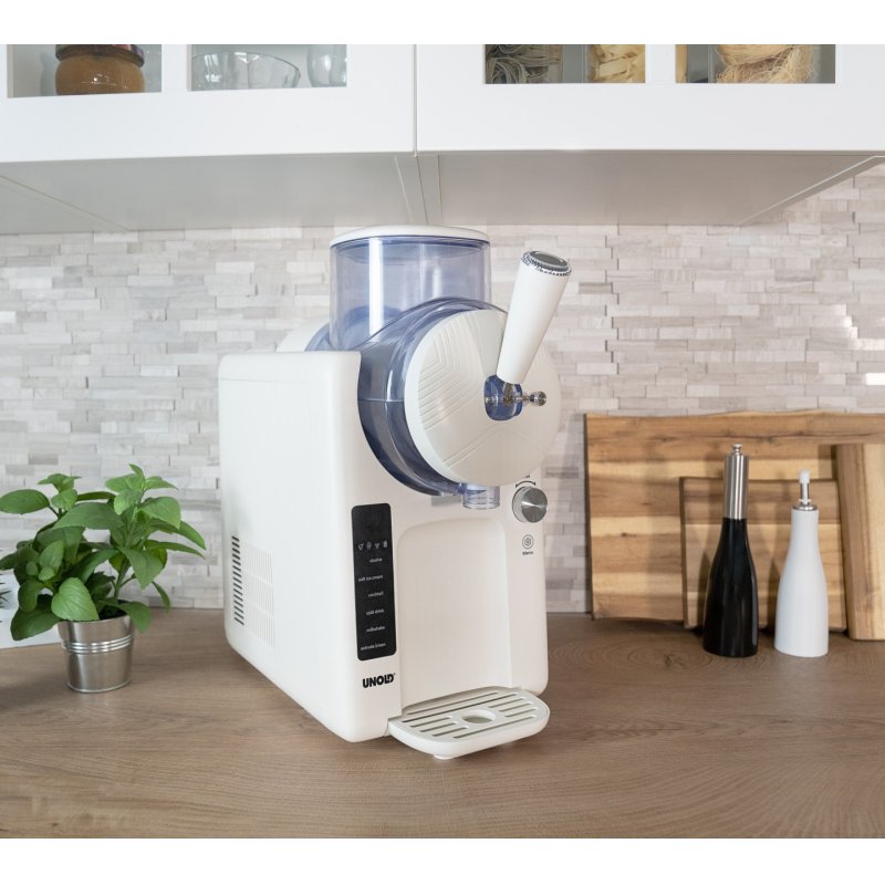 2-in-1 Slush- & Softeismaschine SOFIE (weiß, für 1.500ml Slush oder Softeis, 150 Watt Kompressor)