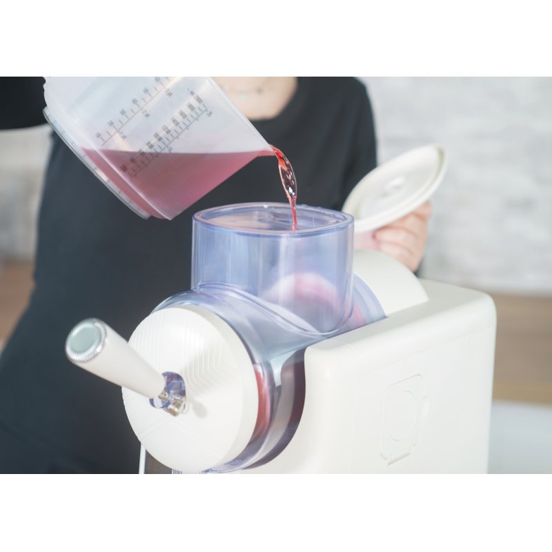 2-in-1 Slush- & Softeismaschine SOFIE (weiß, für 1.500ml Slush oder Softeis, 150 Watt Kompressor)