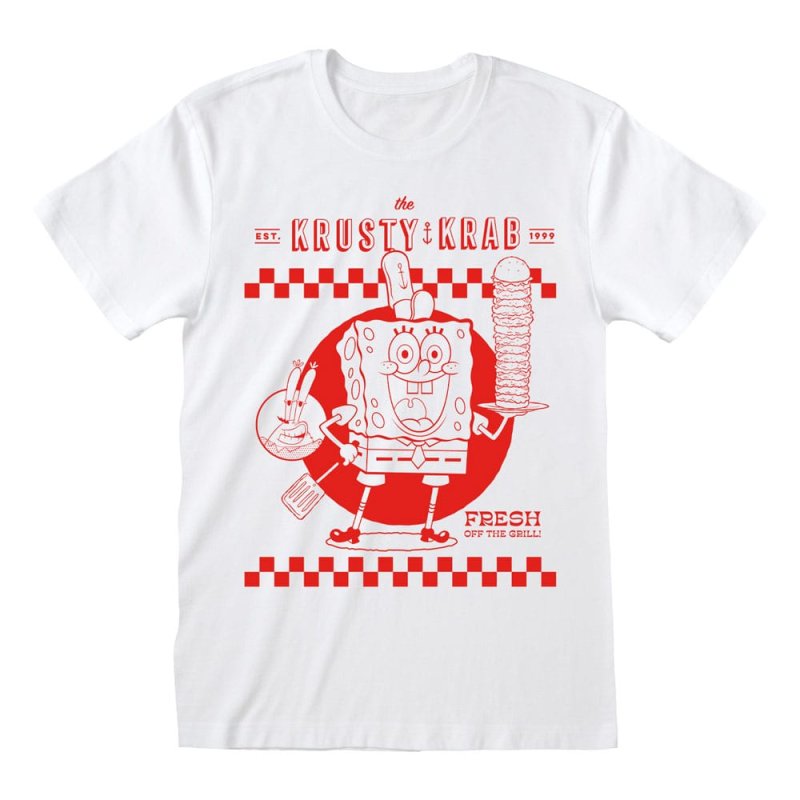 Bob l´éponge T-Shirt Krusty Krab White (L)