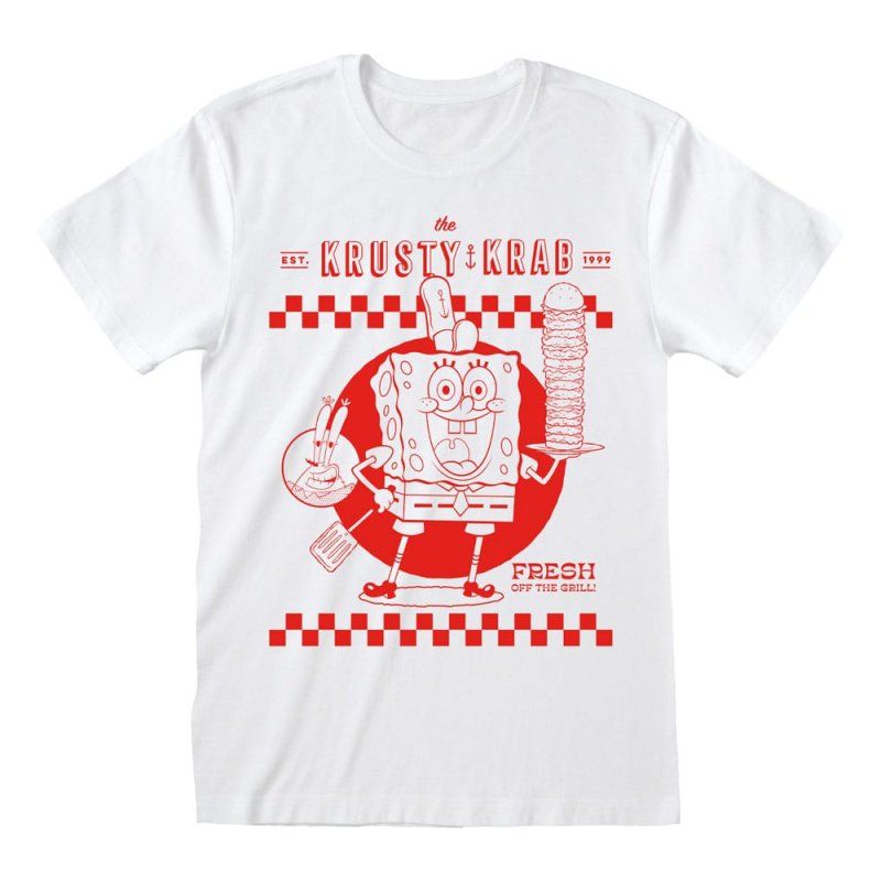 Bob l´éponge T-Shirt Krusty Krab White (XL)
