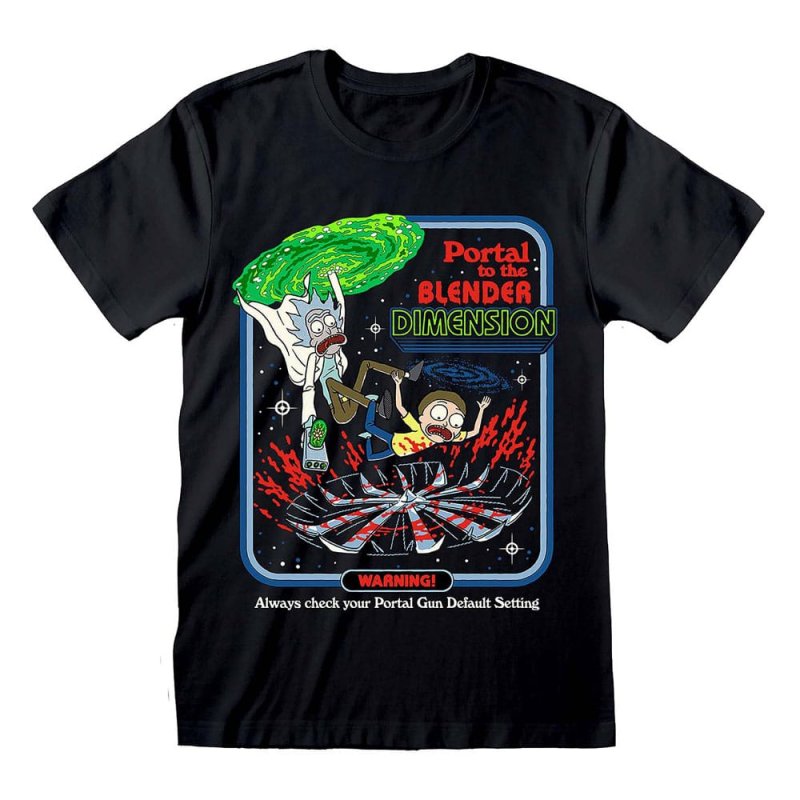 Steven Rhodes T-Shirt Rick and Morty Portal Collab (M)