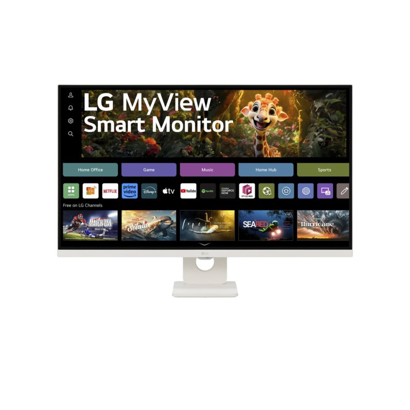 LG 32SR73U-W computer monitor 80 cm (31.5") 3840 x 2160 pixels 4K Ultra HD LCD White