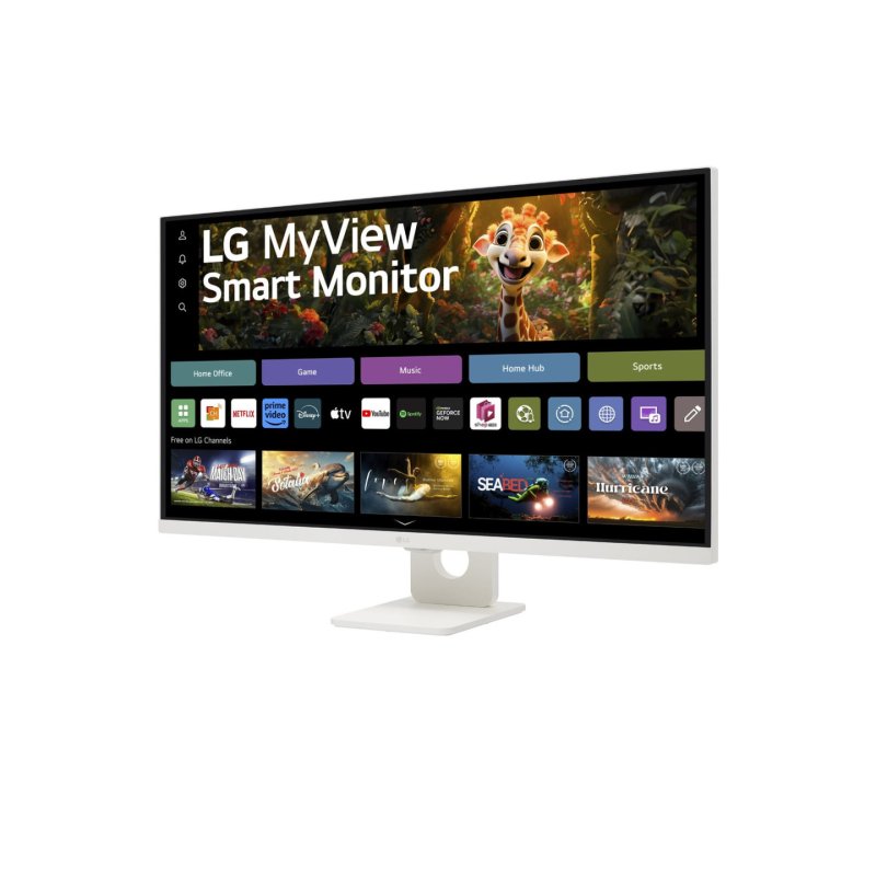 LG 32SR73U-W computer monitor 80 cm (31.5") 3840 x 2160 pixels 4K Ultra HD LCD White