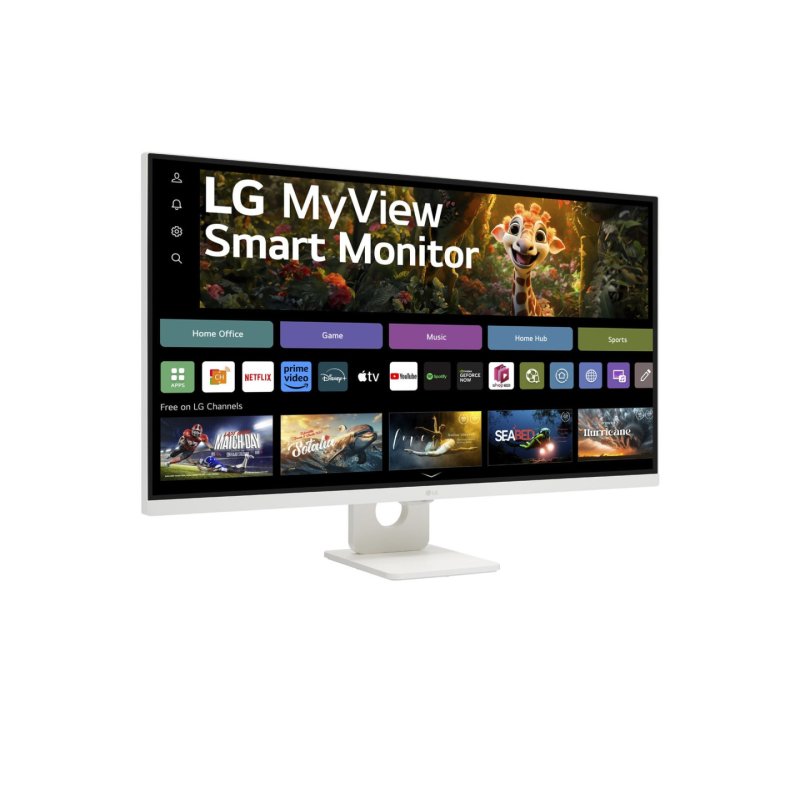 LG 32SR73U-W computer monitor 80 cm (31.5") 3840 x 2160 pixels 4K Ultra HD LCD White