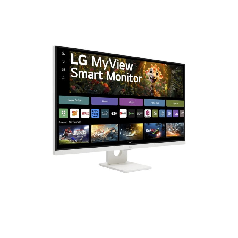 LG 32SR73U-W computer monitor 80 cm (31.5") 3840 x 2160 pixels 4K Ultra HD LCD White