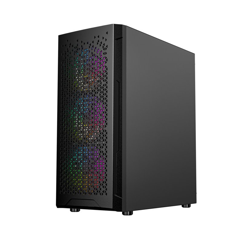 Gembird CCC-FC-400X Gaming ARGB computer case Fornax 400X black