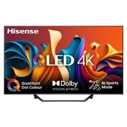 Hisense 43A7NQ TV 109.2 cm (43") 4K Ultra HD Smart TV Wi-Fi Grey 250 cd/m²