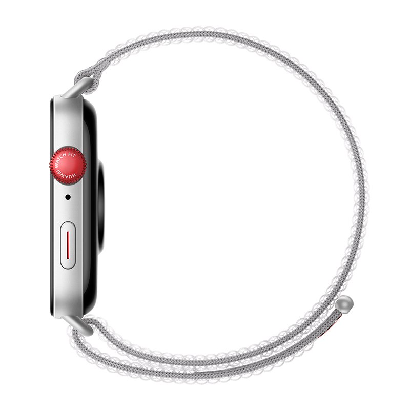 Huawei WATCH Fit 3 4,62 cm (1.82") AMOLED Numérique 408 x 480 pixels Écran tactile Argent Wifi GPS (satellite)