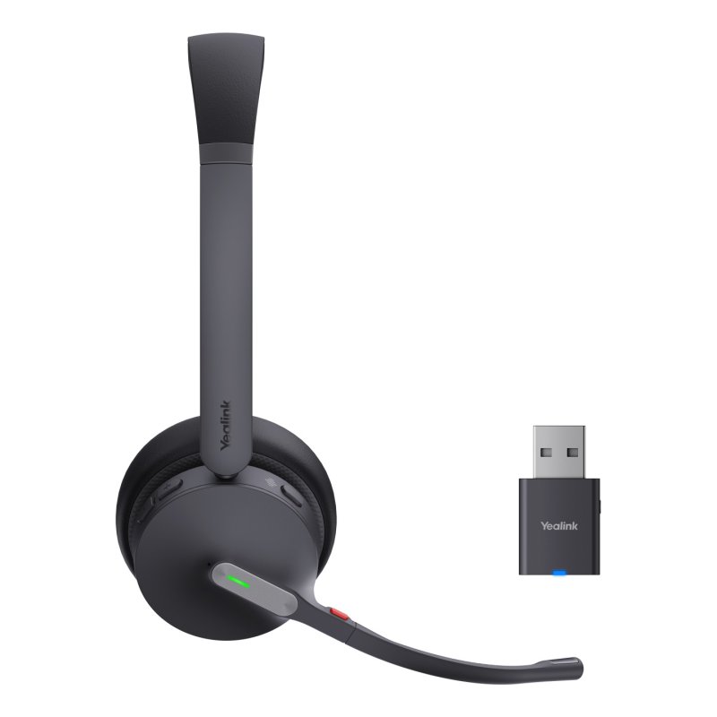 Yealink WH64 Hybrid Dual UC Casque Sans fil Arceau Bureau/Centre d'appels Micro-USB Bluetooth Noir