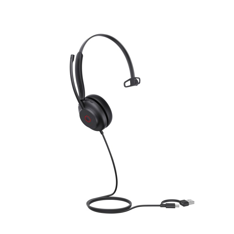 UH35 (schwarz, UC-Variante, USB-A und USB-C, Mono)