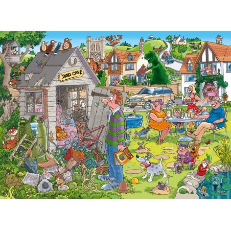 Wasgij Destiny 28 - Le débarras de Papa ! (1000 pièces)