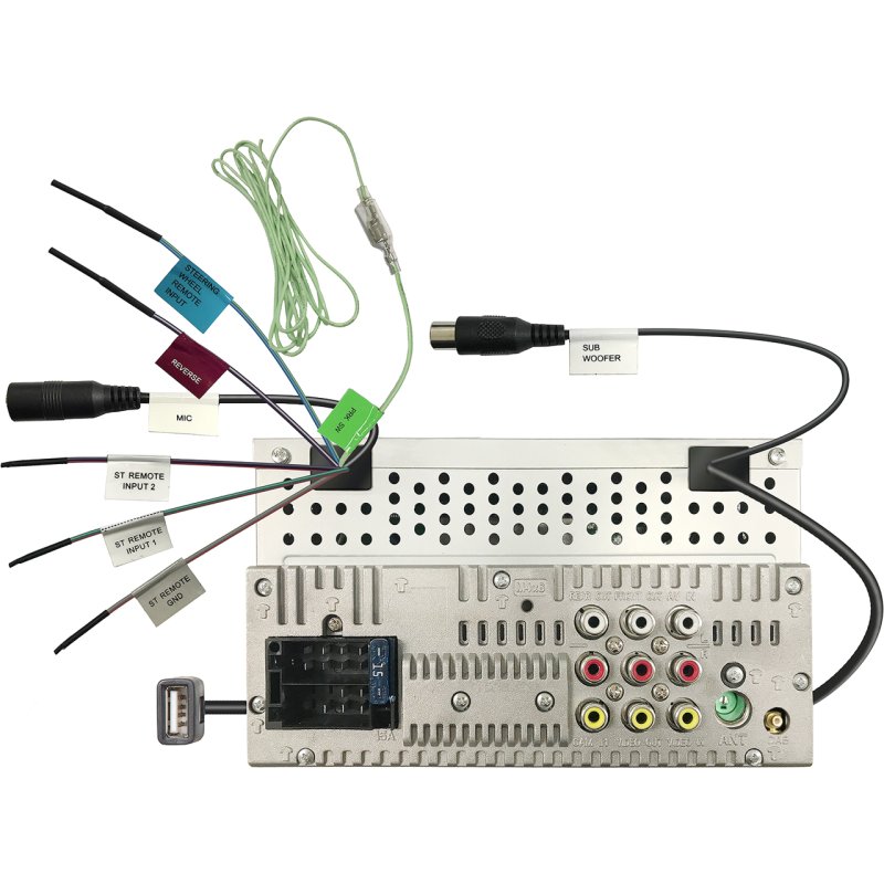 JVC KW-M180DBT car media receiver Black 180 W Bluetooth